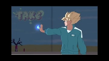 Goku in squid games