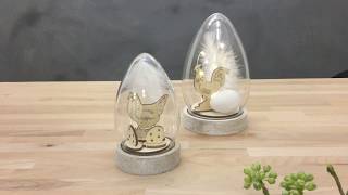 Easter bells with inner decorations