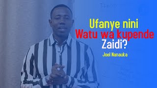 Ufanye nini watu wa kupende zaidi?