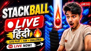 Stack Ball 🔴 Hindi Live 🔥☠️