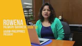 AAIM Chairperson, Wing Palmiery-Bayoneta talks about the AIM Alumni Portal.
