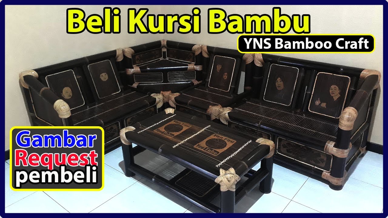  Kursi  Bambu  Unik Sederhana  Dari YNS Bamboo Craft YouTube