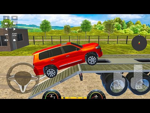Transporting Prado SUV in Trailer Truck — Transport Truck Driving 2022 — Android Gameplay