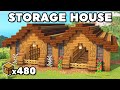 Minecraft: 2 Player Storage House Tutorial