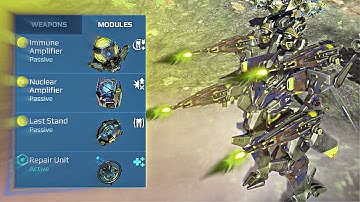 War Robots New EMP-Dash Robot NETHER Early Test Server Gameplay WR