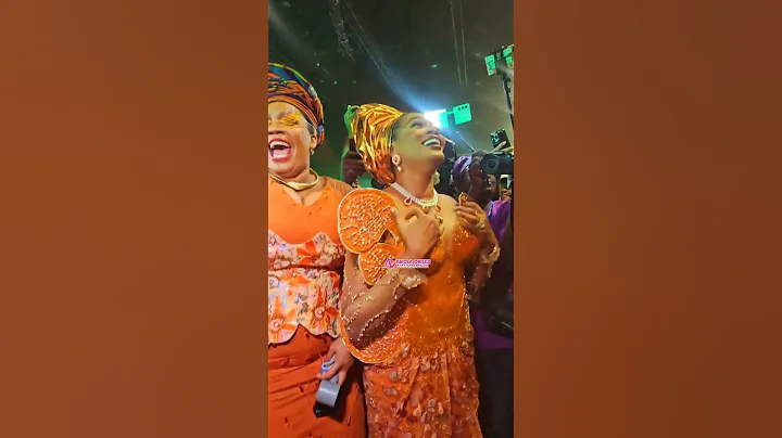 WATCH HOW SEGUN JOHNSON SERENADES KUNLE REMI AT ASO EBI DAIRIES MOVIE PREMIERE