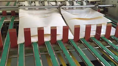 HQJ-1100D Sheeter Machine For Cutting And Slitting Adhesive Paper To Sheets At One Cutting Time