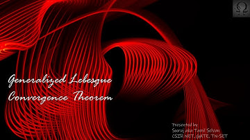Generalized Lebesgue Convergence Theorem - Lec 08