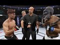 UFC 최두호 VS 모아이석상 " 미스테리 이스터섬의 강력한 괴물인간! 기절시켜라! "