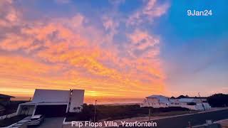 Sunsets, January 2024 At Flip Flops Villa, Yzerfontein