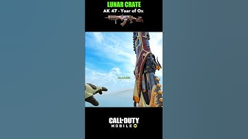 Codm Lunar New Year Crate AK-47 Year of Ox Inspection, Ads, Kill Effect + Gameplay Shorts 2025