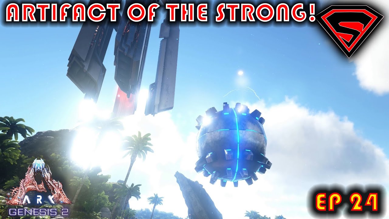 ARK GENESIS 2 EP 24 - GETTING THE ARTIFACT OF THE STRONG - YouTube
