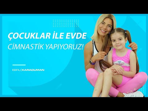 Çocuklar ile Evde Cimnastik Yapıyoruz!