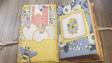 P7: Craft With Me! A New File Folder Journal!!  Part 7: Signatures and Pages