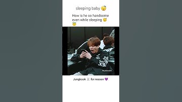 Sleeping baby jungkook😱😴 such bunny🐰 #bts #shorts  #shortsvideo #jk #jungkook