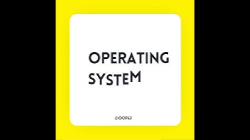 What is Operating System? | Operating System