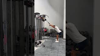Cable Hip Hinge Lat Pull Down