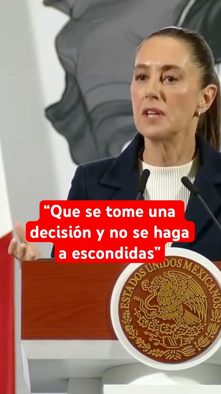 Sheinbaum pide transparencia sobre impuestos tras supuesto engaño del alcalde de Hermosillo #shorts