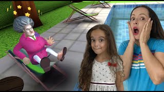 Cortamos A Cadeira Da Professora E Ela Caiu No Chão Scary Teacher E10