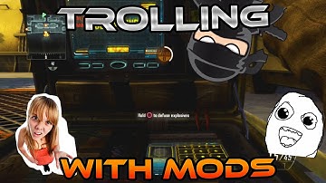 Ninja Defusing Invisible "Messing With People