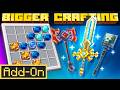 BIGGER CRAFTING ADDON 1.0 – 5x5 Crafting Added to Minecraft Bedrock