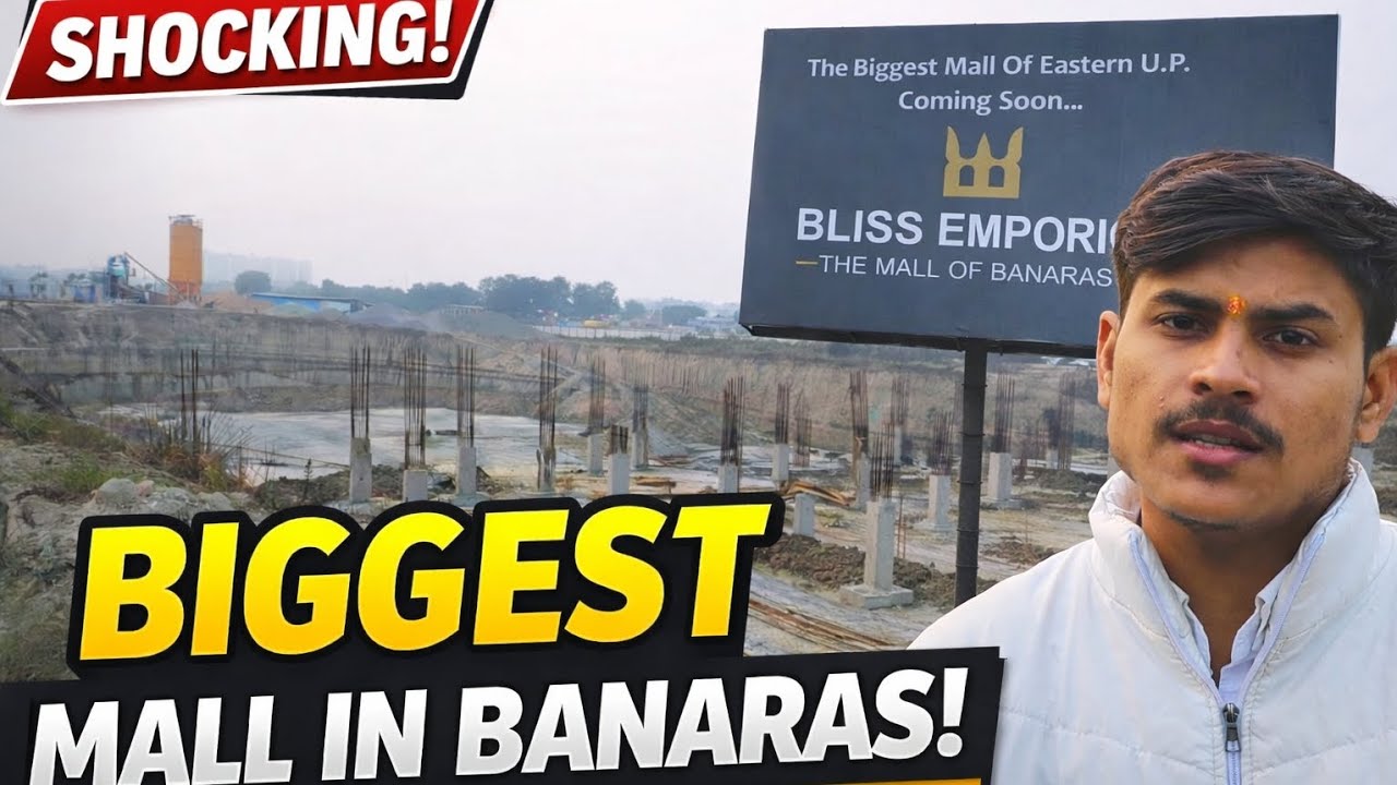 VARANASI BIGGEST MALL WORK  IN PROGRESS 🏬🔱✨