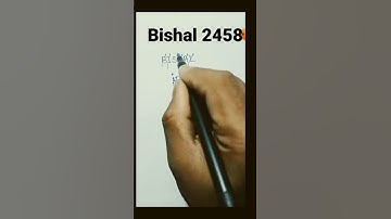 BISHAl NAME OP LOGO #BISHAL LOGO