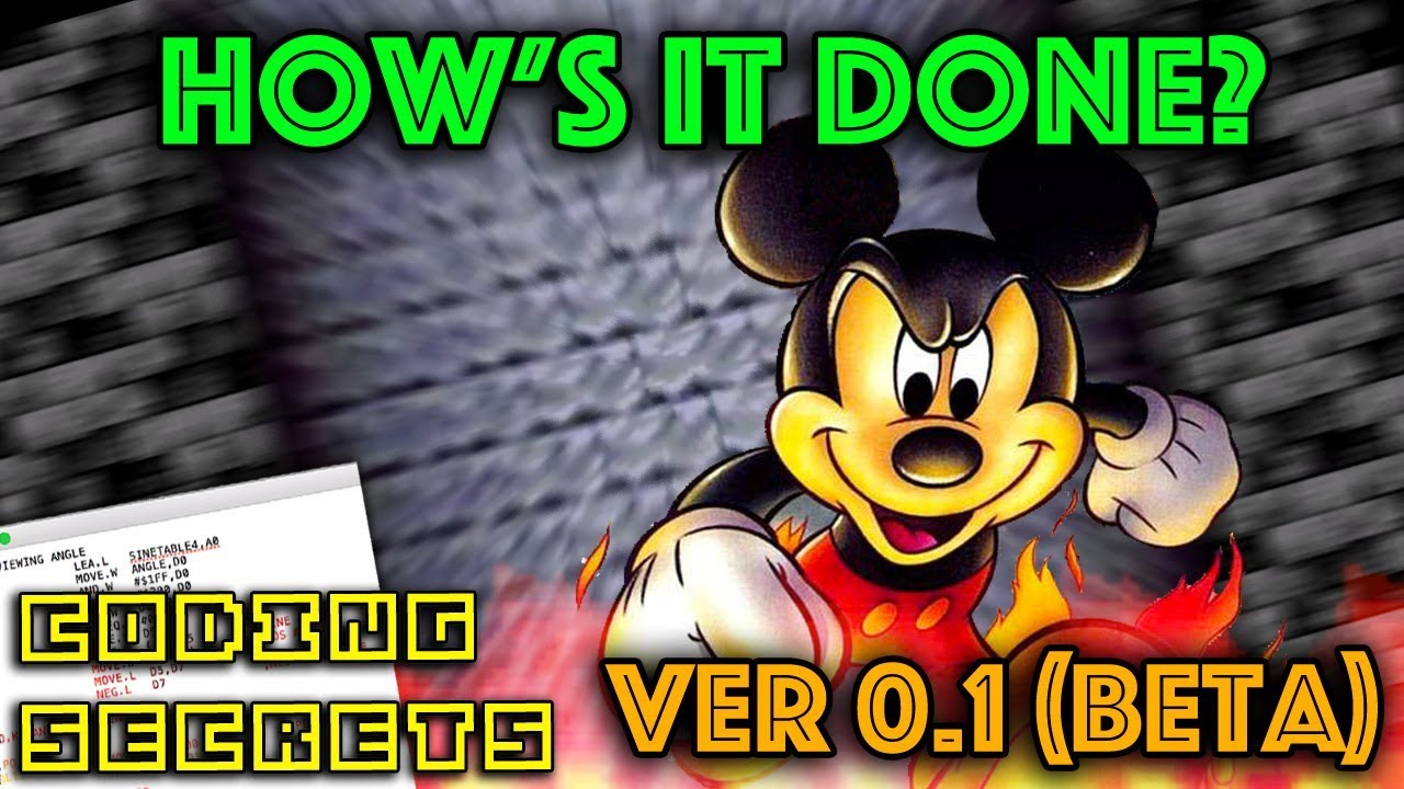 Video Ver 0.1 (contains an error) Mickey Mania's 3D Rotating Tower - How Was It Possible? - Video Ver 0.1 (contains an error) Mickey Mania's 3D Rotating Tower - How Was It Possible?