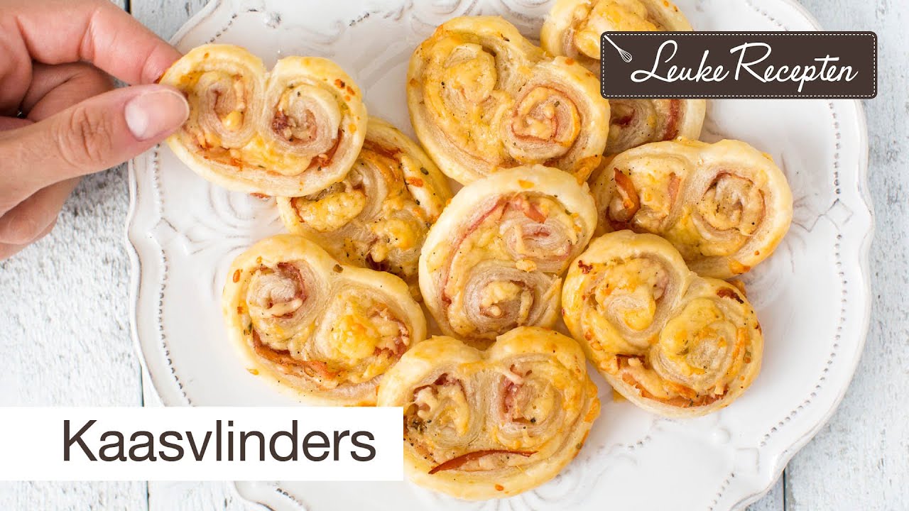 Hartige kaasvlinders 🧀 | LeukeRecepten.nl