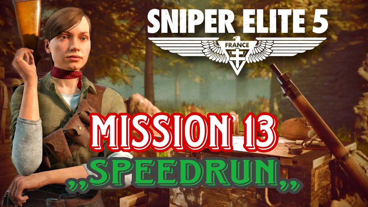 Sniper Elite 5 - Gameplay PS5 - Mission 13 - "Speedrun" gameplay (He asked : Fn Livelong)