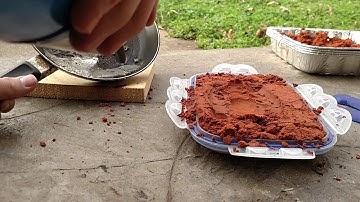 DIY Pewter casting Delft sand casting method