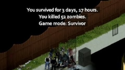 Unlucky trait visualized (Project Zomboid)