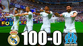 FIFA 23 | RONALDO, MESSI, MBAPPE, NEYMAR, ALL STARS | REAL MADRID 100 - 0 MARSEILLE | UCL FINAL