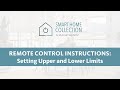 Smart Home Collection - Setting Upper &amp; Lower Limits