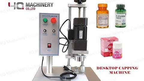 semi automatic table top capping machine for screw cap sealing machinery
