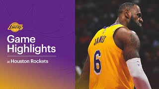 Highlights Lebron James 32 Pts, 11 Reb, 11 Ast Houston Rockets