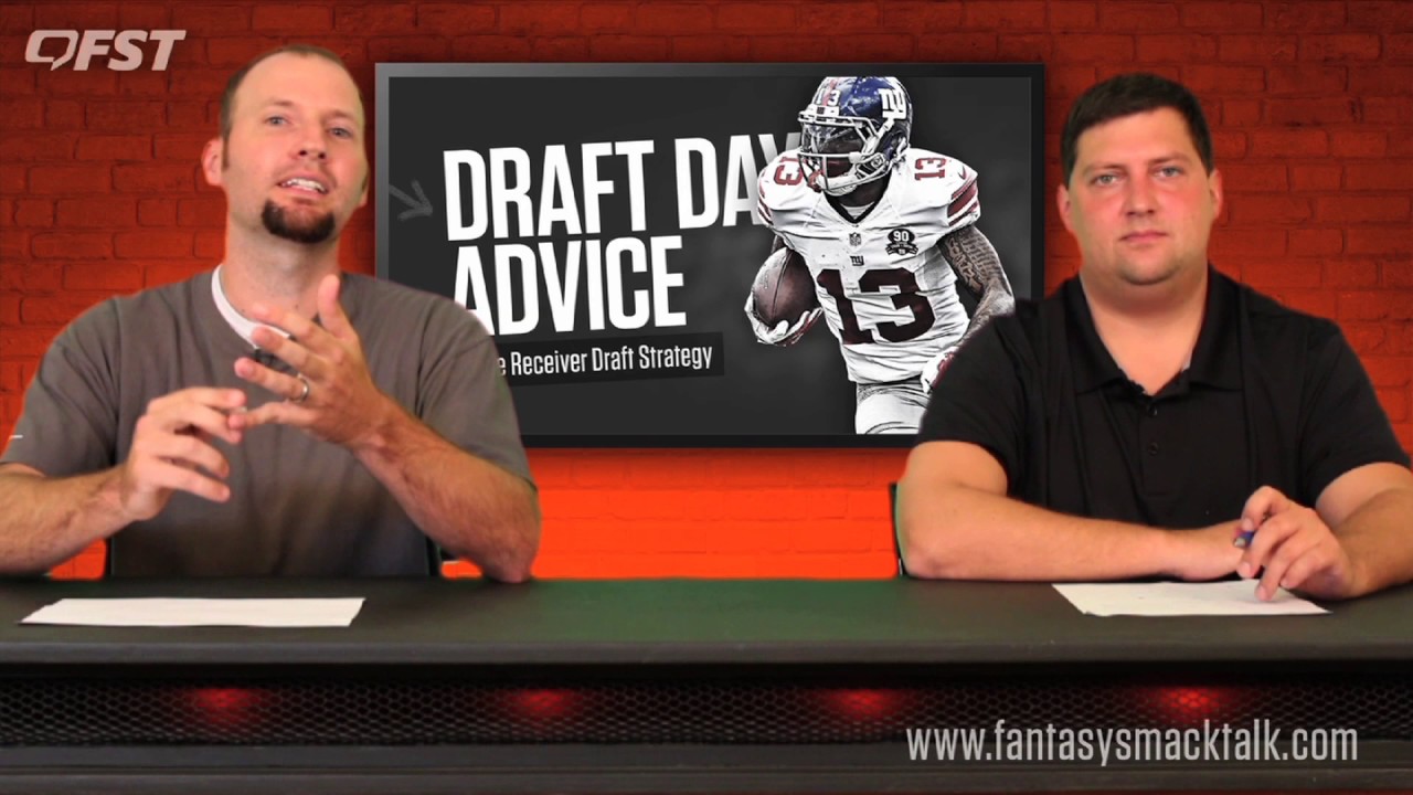 2017 Fantasy Football Wide Receiver Draft Strategy YouTube