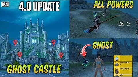 🔥BGMI NEW 4.0 UPDATE - Magical horror Ghost Mode, New Features and powers | 4.0 Update Gameplay PUBG