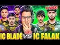 🥵IC BLADE IQ &amp; IC T24 VS FALAK &amp; NOCKI 3v3 | INTENSE &amp; FUNNY PUBG WOW 3v3BEST MOMENTS REACTION