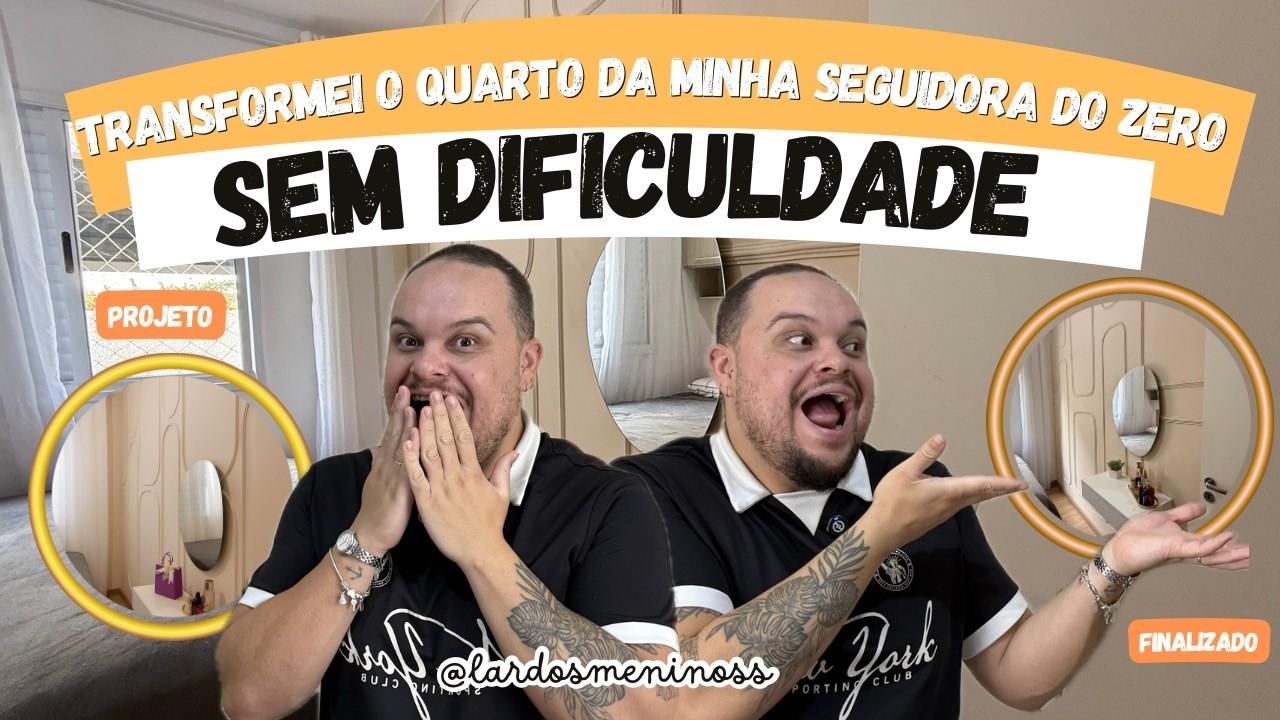REFORMANDO QUARTO CASAL GASTANDO POUCO DA SEGUIDORA | TRANSFORMANDO RÁPIDO E FÁCIL DO ZERO