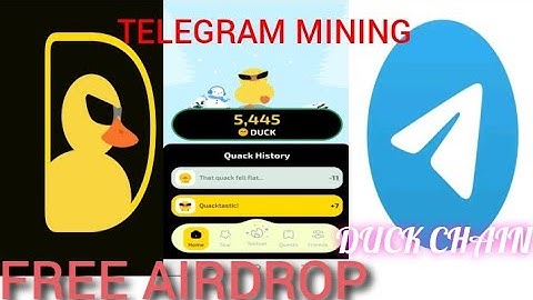 Duck Chain Telegram Airdrop full details ll crypto mining projects free