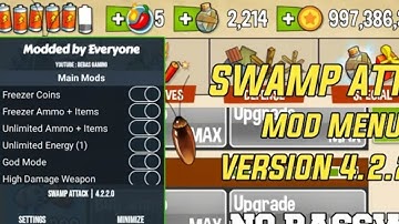 Swamp Attack Mod APK Menu Mod No Key| No Password| Direct Link Media fire| Free Download| No Virus