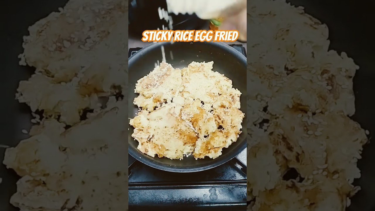 Sticky rice dipped egg🇹🇭🇯🇵