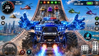 Monster Truck Mega Ramps - Extreme Big Wheels Drag Race | Racing Monster Trucks screenshot 4