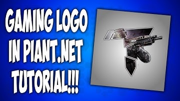 Make a YouTube Gaming/Clan logo in Paint.Net ***EASY***