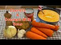 Creamy Carrots & Coconut Milk Soup Recipe