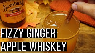 Fizzy Ginger Apple Whiskey | Mixology | How to video - USA Measurements Fizzy Ginger Apple Whiskey Recipe