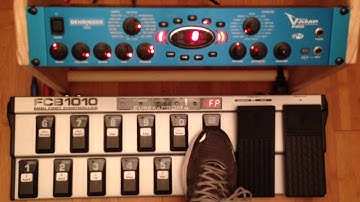 EurekaPROM-enabled FCB1010 with Behringer V-Amp