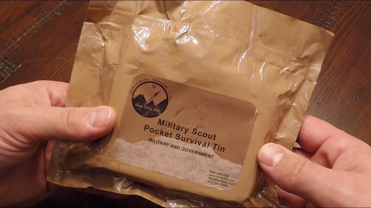 Best Glide ASE - Military Scout Pocket Survival Kit 