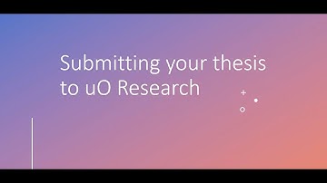 Submitting your thesis (2024)